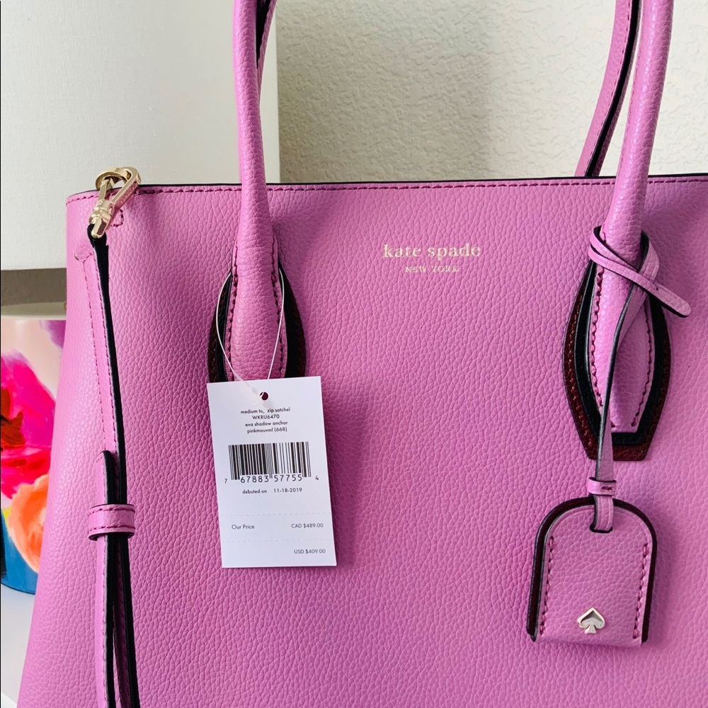 Kate Spade Eva medium top zip satchel - Picture 7 of 7